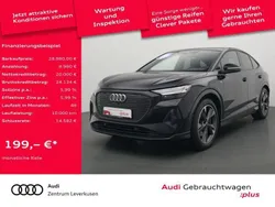 Mythosschwarz metallic Gebraucht 2022 Audi Q4 Sportback e-tron S-Line SUV | 28.980 € (Fairer Preis)