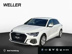 Weiß Gebraucht 2024 Audi A3 Sportback S-Line Limousine | 23.850 € (Superpreis)