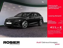 Schwarz / mythosschwarz (metallic) Gebraucht 2024 Audi A4 S-Line Kombi | 44.330 € (Teuer)