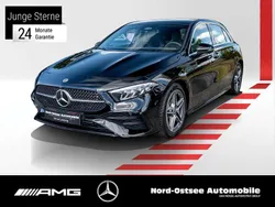 Unilack nachtschwarz Gebraucht 2024 Mercedes A200 AMG Limousine | 30.590 € (Guter Preis)