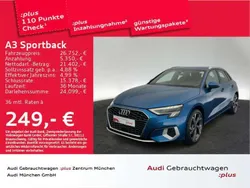 Atollblau metallic Gebraucht 2021 Audi A3 e-tron Advanced Kleinwagen | 26.752 € (Fairer Preis)