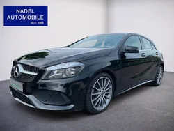 Schwarz Gebraucht 2017 Mercedes A200 AMG line Limousine | 19.490 € (Fairer Preis)