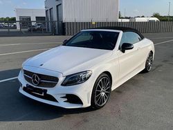 Weiß Gebraucht 2020 Mercedes C200 AMG Cabrio | 35.900 € (Fairer Preis)