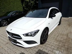 Weiß Gebraucht 2021 Mercedes CLA250e Shooting Brake AMG Kombi | 23.880 € (Superpreis)