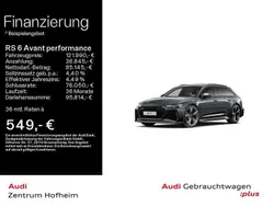 Daytonagrau perleffekt Gebraucht 2024 Audi RS6 Performance Kombi | 121.990 € (Superpreis)