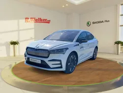 Moonweiss metallic Gebraucht 2022 Skoda Enyaq iV Lounge SUV | 40.900 € (Guter Preis)