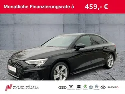 Mythosschwarz metallic Gebraucht 2023 Audi A3 S-Line Limousine | 36.930 € (Teuer)