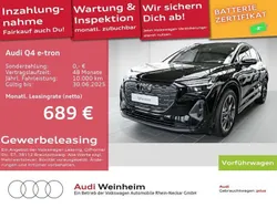 Mythosschwarz metallic Gebraucht 2024 Audi Q4 e-tron Ambiente SUV | 58.990 € (Teuer)