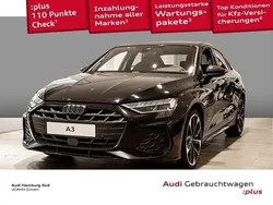 Mythosschwarz metallic Gebraucht 2025 Audi A3 S-Line Limousine | 43.770 €
