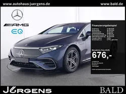 Blau metalliclack sodalithblau Gebraucht 2023 Mercedes EQS450+ AMG Limousine | 71.880 € (Fairer Preis)