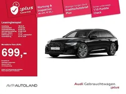 Mythosschwarz Gebraucht 2024 Audi A6 S-Line Kombi | 63.969 €