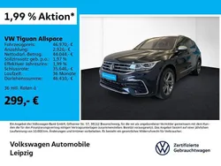 Schwarz Gebraucht 2024 VW Tiguan Allspace R-line SUV | 46.970 € (Fairer Preis)