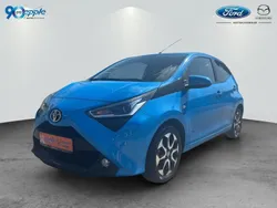 Splashcyan metallic Gebraucht 2019 Toyota Aygo Connect Style Kleinwagen | 11.990 € (Etwas zu teuer)
