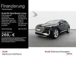 Mythosschwarz metallic Gebraucht 2022 Audi Q4 e-tron S-Line SUV | 34.890 € (Fairer Preis)