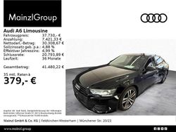 Mythosschwarz metallic Gebraucht 2022 Audi A6 S-Line Limousine | 37.730 € (Fairer Preis)