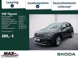 Grau Gebraucht 2021 VW Tiguan Elegance SUV | 28.289 € (Fairer Preis)