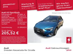Blau Gebraucht 2021 Audi A3 Sportback e-tron Advanced Plus Limousine | 20.980 € (Guter Preis)