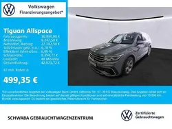 Platinum grey metallic Gebraucht 2022 VW Tiguan Allspace R-line SUV | 36.990 € (Fairer Preis)