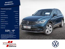 Blau / nightshade blue (metallic) Gebraucht 2021 VW Tiguan Elegance SUV | 38.480 € (Teuer)