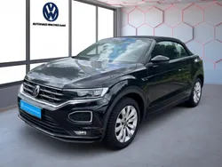 Schwarz Gebraucht 2022 VW T-Roc Cabriolet R-line Cabrio | 29.850 € (Fairer Preis)