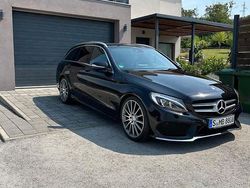 Schwarz Gebraucht 2015 Mercedes C220 AMG line Kombi | 13.800 € (Etwas zu teuer)