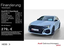 Gletscherweiß metallic Gebraucht 2024 Audi RS3 Sportback Ambiente Kleinwagen | 57.999 € (Fairer Preis)