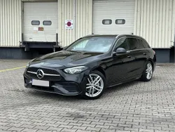 Schwarz Gebraucht 2021 Mercedes C220 AMG Limousine | 28.999 € (Fairer Preis)