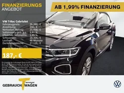 Schwarz Gebraucht 2024 VW T-Roc Cabriolet Style Cabrio | 26.390 € (Superpreis)