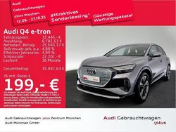 Taifungrau metallic Gebraucht 2022 Audi Q4 e-tron Ambiente SUV | 32.445 € (Guter Preis)