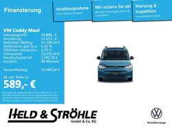 Blau Neu 2024 VW Caddy Maxi Life Life Van / Kleinbus | 44.888 € (Teuer)