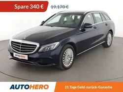 Blau Gebraucht 2015 Mercedes C220 Exclusive Kombi | 18.830 € (Fairer Preis)