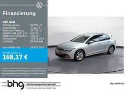 Silber Gebraucht 2022 VW Golf VIII Life Limousine | 20.920 € (Guter Preis)