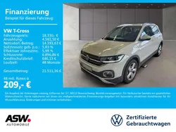 Ascotgrau Gebraucht 2022 VW T-Cross Style SUV | 18.330 € (Guter Preis)