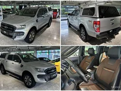 Polarsilber metallic Gebraucht 2018 Ford Ranger Wildtrack Abholung | 17.980 € (Superpreis)