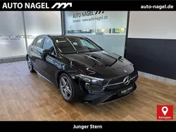 Unilack nachtschwarz Gebraucht 2024 Mercedes A200 AMG Limousine | 32.479 € (Fairer Preis)