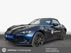 Deep crystal blue metallic Gebraucht 2024 Mazda MX5 Exclusive-Line Cabrio | 35.590 € (Teuer)