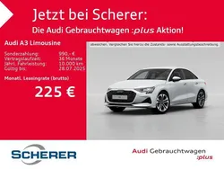 Gletscherweiß metallic (metallic) Gebraucht 2024 Audi A3 Ambiente Limousine | 33.490 € (Etwas zu teuer)