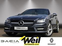Grau (tenoritgrau met. (grau)) Gebraucht 2014 Mercedes SLK200 AMG line Cabrio | 18.490 € (Guter Preis)