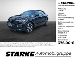 Schwarz Gebraucht 2021 VW T-Roc Cabriolet R-line Cabrio | 28.930 € (Fairer Preis)
