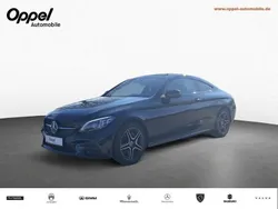 Unilack schwarz Gebraucht 2019 Mercedes C220 AMG line Coupé | 33.900 € (Teuer)