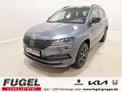 Quarzgrau metallic Gebraucht 2021 Skoda Karoq SportLine SUV | 24.498 € (Fairer Preis)