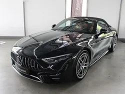 Obsidianschwarz metallic (metallic) Gebraucht 2023 Mercedes SL43 AMG AMG Cabrio | 112.290 € (Etwas zu teuer)
