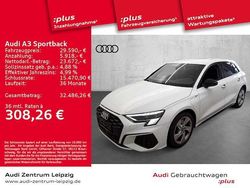 Gletscherweiß metallic Gebraucht 2023 Audi A3 Sportback e-tron S-Line Kleinwagen | 28.888 € (Fairer Preis)