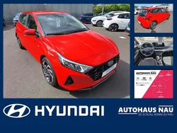 Tomato red / sol Gebraucht 2021 Hyundai i20 Intro Edition Kleinwagen | 15.990 € (Fairer Preis)