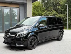 Schwarz Gebraucht 2022 Mercedes V300 AMG line Van / Kleinbus | 53.990 € (Superpreis)