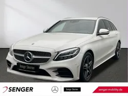 Weiß Gebraucht 2021 Mercedes C180 AMG Kombi | 27.740 € (Guter Preis)