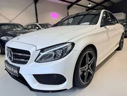 Weiß Gebraucht 2018 Mercedes C200 AMG line Limousine | 24.500 € (Teuer)