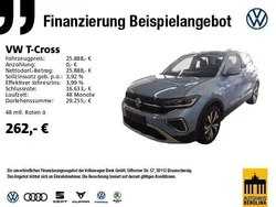 Blau Gebraucht 2024 VW T-Cross Style SUV | 25.888 € (Fairer Preis)
