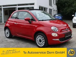 Rosso corsa Gebraucht 2017 Fiat 500C Lounge Cabrio | 11.500 € (Teuer)
