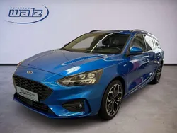 Dynamicblau Gebraucht 2021 Ford Focus ST-Line Kombi | 18.590 € (Fairer Preis)